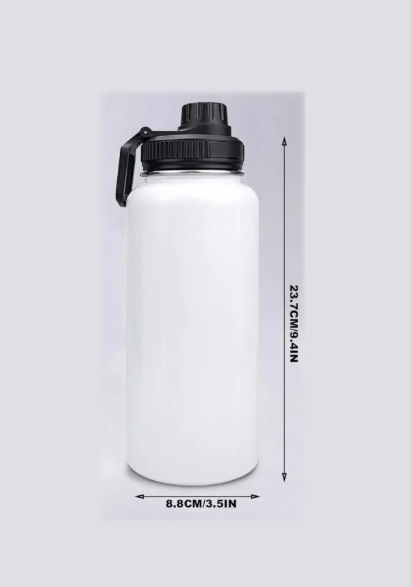 32oz Stainless Steel Sublimation Sports Water Bottle - Image 3