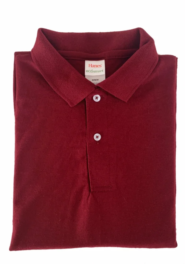 Hanes 054 EcoSmart ® - 5.2-Ounce Jersey Knit Sport Shirt - Image 2