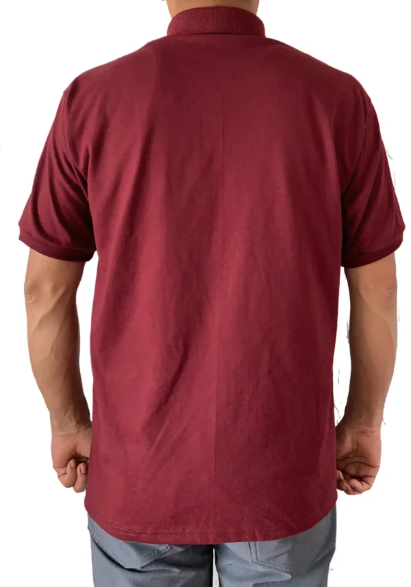 Hanes 054 EcoSmart ® - 5.2-Ounce Jersey Knit Sport Shirt - Image 3