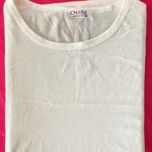 Alternative view of JenPen(CHASE) Unisex Polyester T Shirt White Crew Neck Short Sleeve