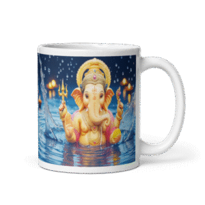 Alternative view of mug Ganesh