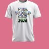 High‑quality FIFA World Cup 2026 T‑shirt design featuring bold modern lettering, perfect for 100% polyester sublimation printing
